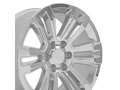 CV44 Chrome 6-Lug Wheel; 20x9; 24mm Offset (19-25 Silverado 1500)