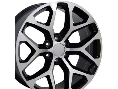 CV98B Black 6-Lug Wheel; 20x9; 27mm Offset (19-25 Silverado 1500)