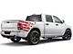 Distressed US Flag Bed Decal; Red (07-24 Silverado 1500)