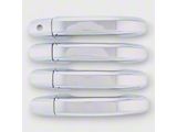 Door Handle Snap-On Covers; Chrome (19-26 Silverado 1500)