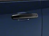 Chrome Delete Door Handle Covers; Gloss Black (14-18 Silverado 1500 Double Cab, Crew Cab)