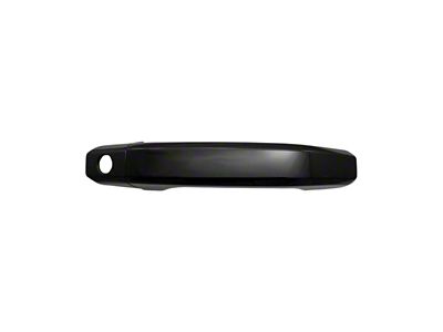 Door Handle Covers without Passenger Side Keyhole; Gloss Black (19-25 Silverado 1500 Double Cab)