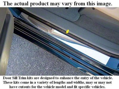 Door Sill Trim; Stainless Steel (1999 Silverado 1500 Extended Cab)