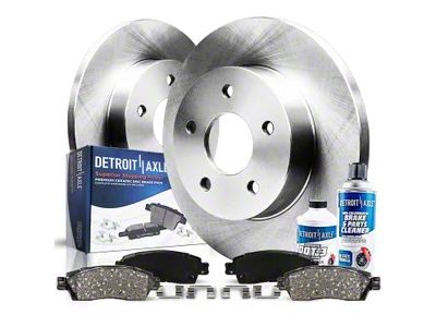 Drilled and Slotted 6-Lug Brake Rotor, Pad and Caliper Kit; Rear (07-13 Silverado 1500 w/ Rear Disc Brakes)