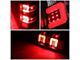 Dual C-Bar LED Tail Lights; Black Housing; Clear Lens (14-18 Silverado 1500 w/ Factory Halogen Tail Lights)