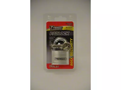 Dual Locking Solid Aluminum Body Padlock; 50mm x 41mm
