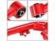 Dual Shock Mount Front Upper Control Arms for 2 to 4-Inch Lift; Red (99-06 Silverado 1500)