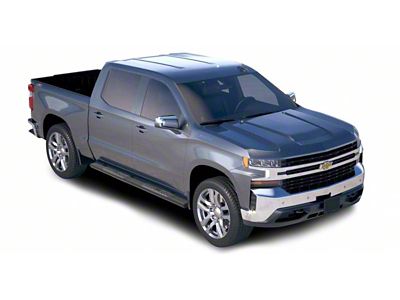 Epic Aluminum Running Boards; Black (19-25 Silverado 1500 Double Cab)