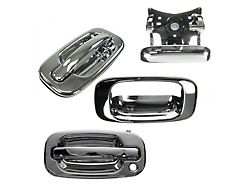 Exterior Door and Tailgate Handles; Chrome (99-06 Silverado 1500)