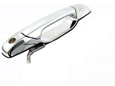 Replacement Exterior Door Handle; Chrome; Front Driver Side (07-13 Silverado 1500)