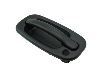 Exterior Door Handle; Front Driver Side; Paint to Match Black (99-06 Silverado 1500)