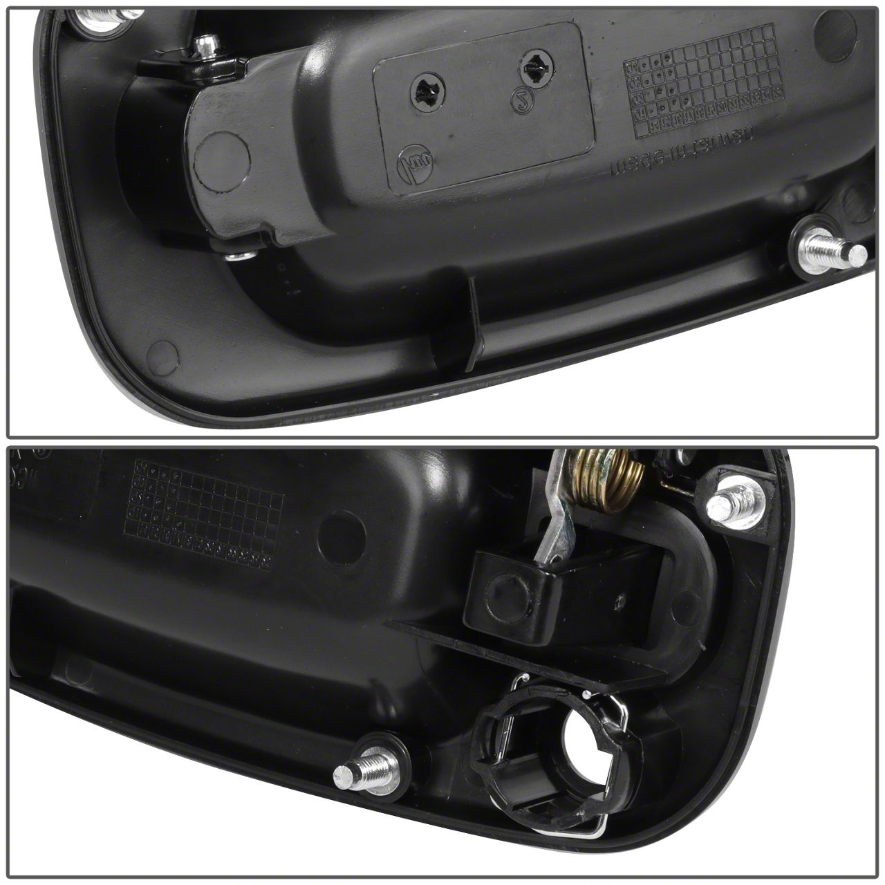 thumbnail image 2 of Chrome & Black Front Door Handle Pair For Chevy Silverado / GMC Sierra 99-07 2 of 5