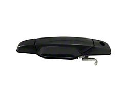 Exterior Door Handle with Key Hole; Front Passenger Side; Black (07-13 Silverado 1500)