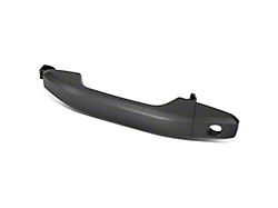 Exterior Door Handle with Keyhole; Front Driver Side; Textured Black (14-18 Silverado 1500)