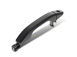 Exterior Door Handle with Keyhole Opening; Textured Black; Front Driver Side (19-24 Silverado 1500)