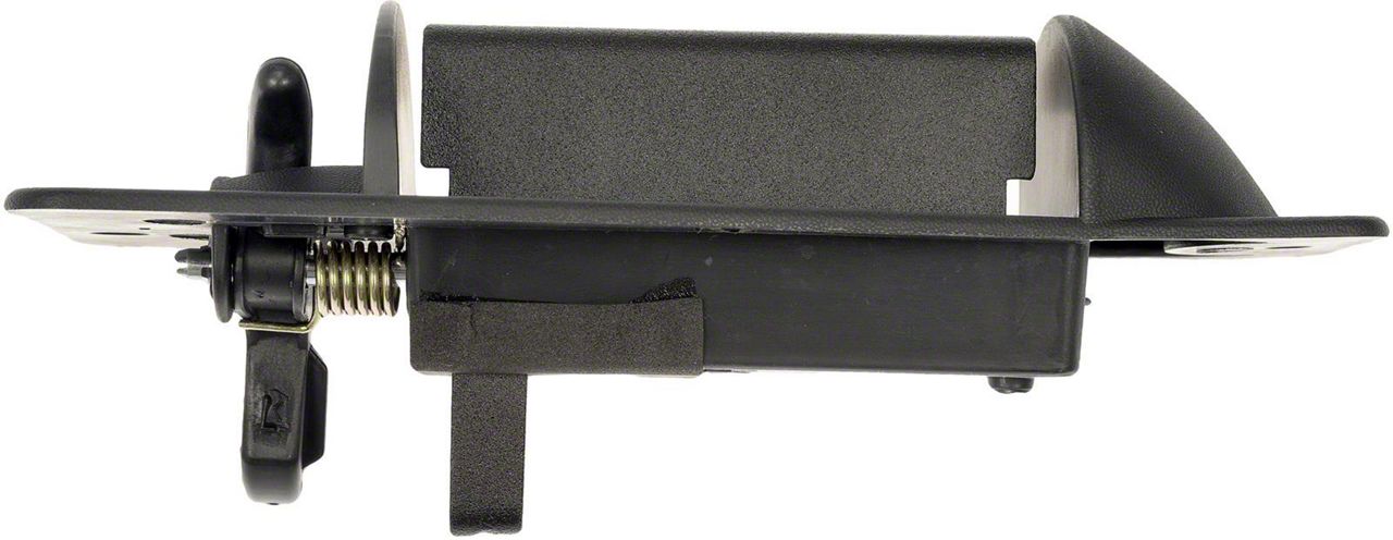 Silverado 1500 Exterior Door Handle; Metal; Rear Left; Black