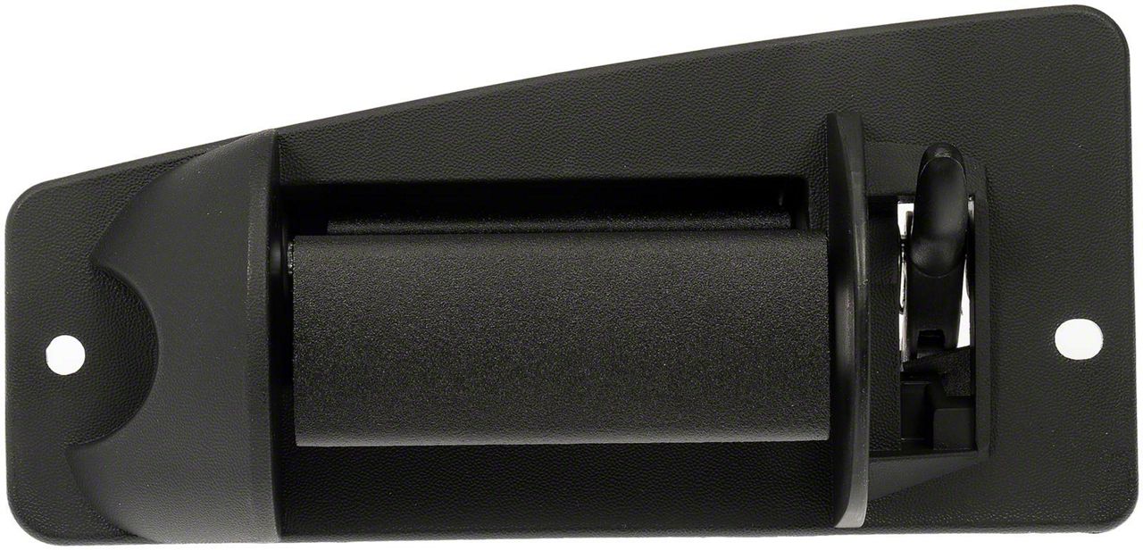 Silverado 1500 Exterior Door Handle; Metal; Rear Left; Black