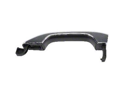 Exterior Door Handle; Rear; Chrome (14-18 Silverado 1500)