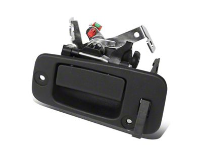 Exterior Door Handle; Rear Driver Side; Textured Black (07-13 Silverado 1500 Extended Cab)