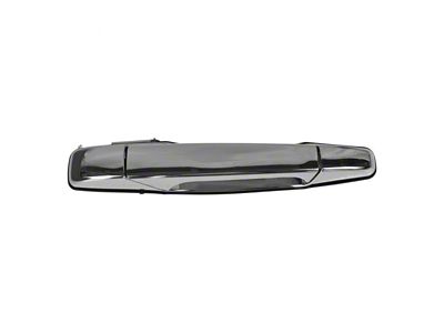 Exterior Door Handle; Rear Passenger Side; Chrome (07-13 Silverado 1500 Crew Cab)