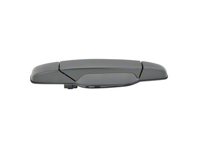 Exterior Door Handle; Rear Passenger Side; Paint to Match Black (07-13 Silverado 1500 Crew Cab)