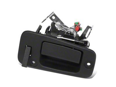 Exterior Door Handle; Rear Passenger Side; Textured Black (07-13 Silverado 1500 Extended Cab)