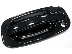 Replacement Exterior Door Handle; Smooth Black; Front Driver Side (99-06 Silverado 1500)
