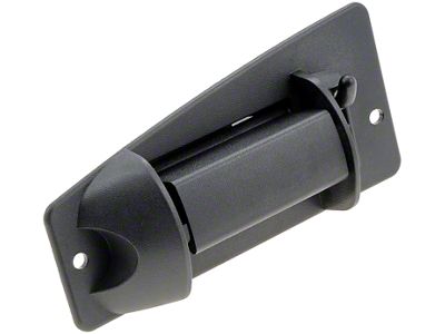 Exterior Door Handle; Smooth Black; Rear Driver Side (99-06 Silverado 1500 Extended Cab)