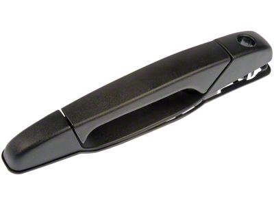 Exterior Door Handle; Textured Black; Front Driver Side (07-13 Silverado 1500)