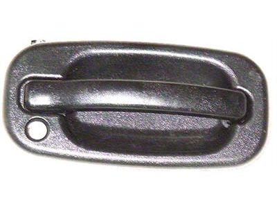 Replacement Exterior Door Handle; Textured Black; Front Passenger Side (99-06 Silverado 1500)