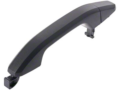 Exterior Door Handle; Textured Black; Rear Driver or Passenger Side (14-18 Silverado 1500 Double Cab, Crew Cab)