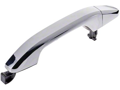 Exterior Door Handle without Keyhole; Chrome; Front Passenger Side (14-18 Silverado 1500)