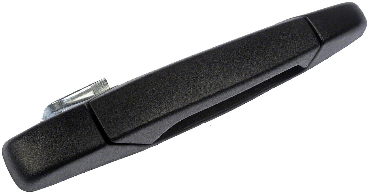 Silverado 1500 Exterior Door Handle without Keyhole; Textured Black; Front Passenger Side (0713