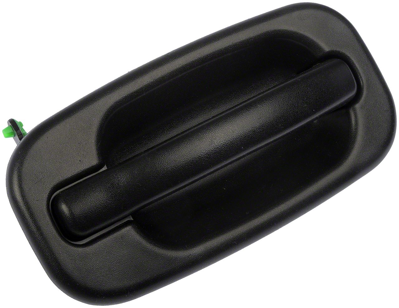 Silverado 1500 Exterior Door Handle without Keyhole; Textured Black; Front Passenger Side (0406