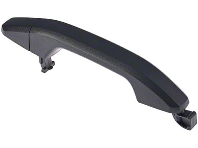 Exterior Door Handle without Keyhole; Textured Black; Front Passenger Side (14-18 Silverado 1500)