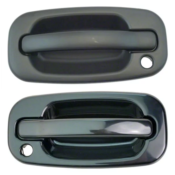 Silverado 1500 Exterior Door Handles; Front; Paint to Match Black (99