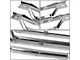 Factory Honeycomb Style Upper Grille Overlay; Chrome (16-18 Silverado 1500 LS, LT, WT)