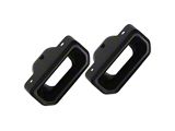 Factory Style Exhaust Tips; Black (19-26 Silverado 1500 w/ Factory Dual Exhaust)