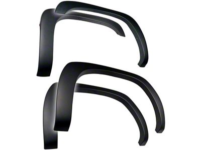 Factory Style Fender Flares; Textured Matte Black (99-06 Silverado 1500 Fleetside)