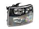 Factory Style Headlights with Clear Lens; Black Housing; Clear Lens (07-13 Silverado 1500)