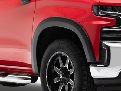 Original Riderz Fender Flares; Textured Black (19-21 Silverado 1500; 2022 Silverado 1500 LTD)