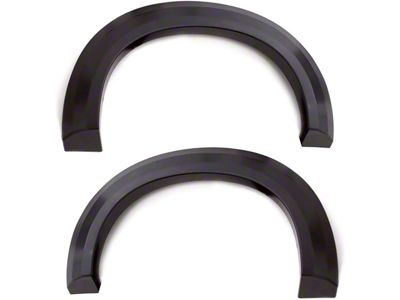 Elite Series Extra Wide Style Fender Flares; Front and Rear; Textured Black (14-15 Silverado 1500 w/ 6.50-Foot Standard & 8-Foot Long Box)