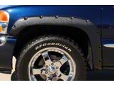 Elite Series Rivet Style Fender Flares; Rear; Textured Black (99-06 Silverado 1500 Fleetside)
