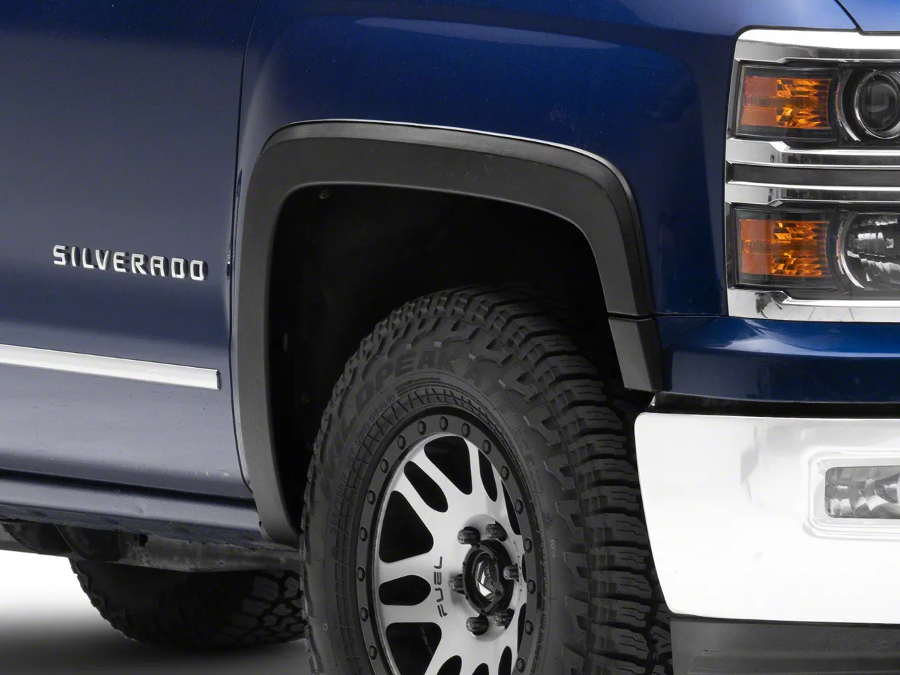 Silverado 1500 Fender Flares; Matte Black (1418 Silverado 1500) Free
