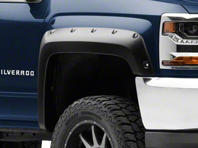 Fender Flares; Smooth (14-18 Silverado 1500)