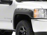 Pocket Rivet Style Fender Flares; Textured Black (07-13 Silverado 1500 w/ 6.50-Foot Standard & 8-Foot Long Box)