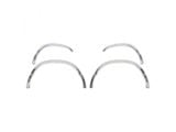 Fender Trim; Stainless Steel (99-06 Silverado 1500 Fleetside)