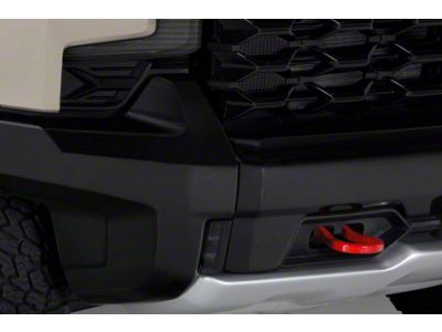 Fog Light Covers; Carbon Fiber Look (22-25 Silverado 1500 ZR2)