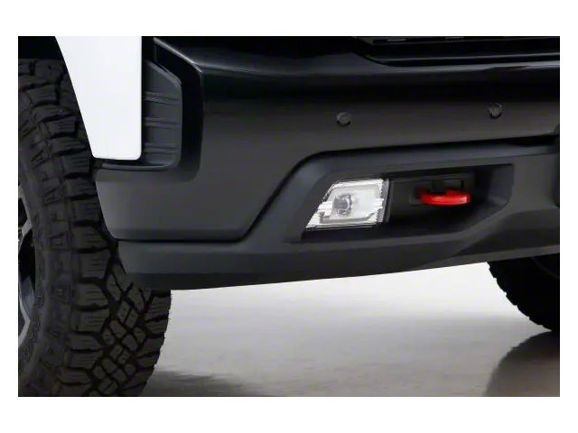 Fog Light Covers; Clear (19-21 Silverado 1500, Excluding Custom, Custom Trail Boss & WT; 2022 Silverado 1500 LTD, Excluding Custom, Custom Trail Boss & WT)
