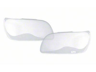 Fog Light Covers; Clear (22-24 Silverado 1500 ZR2)